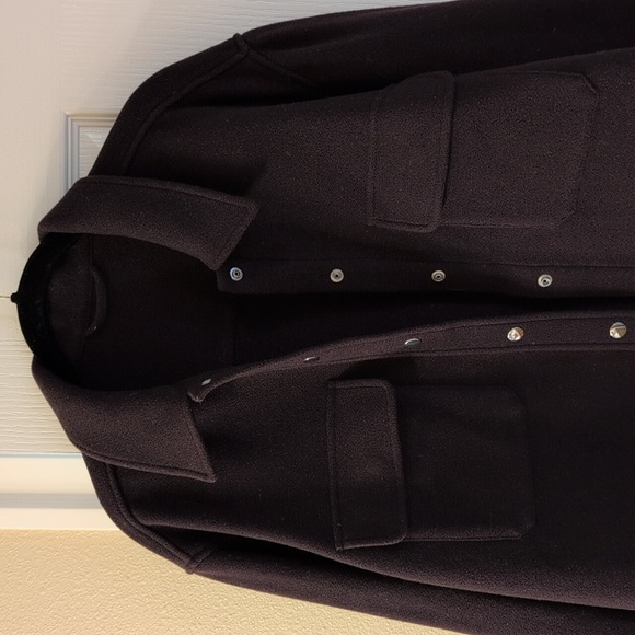 & Other Stories x Stockholm Atelier Oversized Wool Blend Overshirt sz 10 - Picture 6 of 10